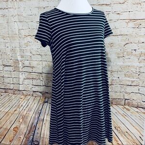 Love Fire Ribbed Striped Dress Sz Medium